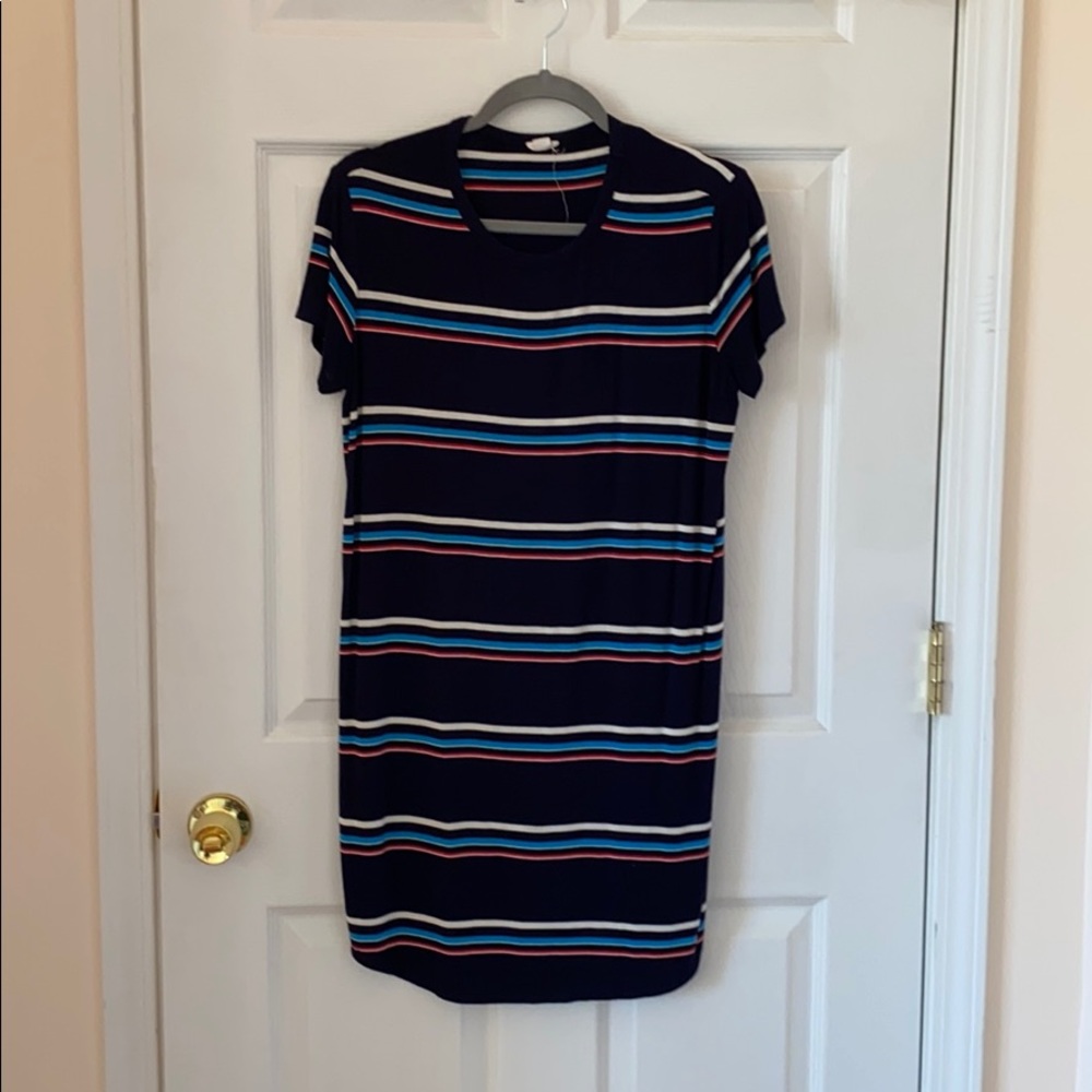 Garage Striped T-Shirt Dress